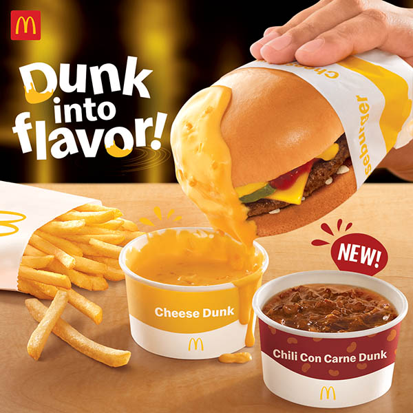 McDonald’s Introduces Meaty And Savory Chili Con Carne Dunk Alongside Crowd-Favorite Cheese Dunk