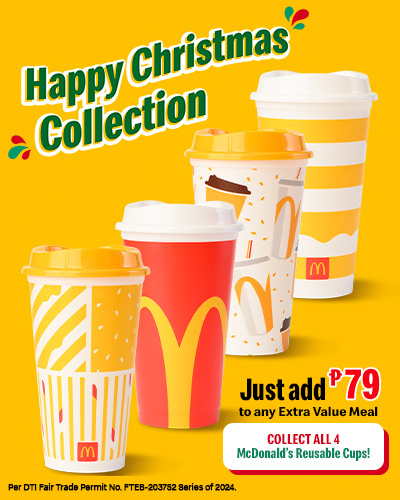 The McDonald's First-Ever Reusable Cups: Holiday Christmas Collection Is Here!