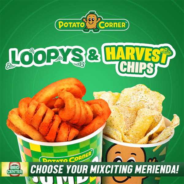 Crowd Favorite Loopys And Harvest Chips Are Back On The Potato Corner Menu