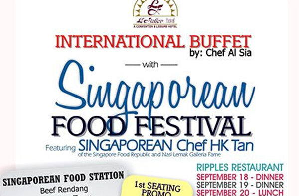 L'Fisher Hotel's 3-Day Singaporean Food Festival