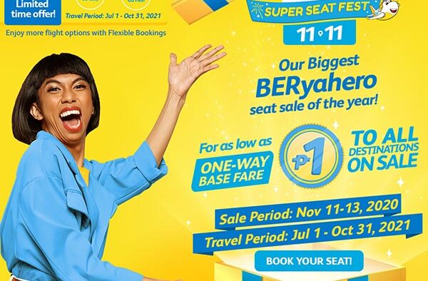 Catch Piso Fare Flights At Cebu Pacific's Biggest BERyahero Seat Sale