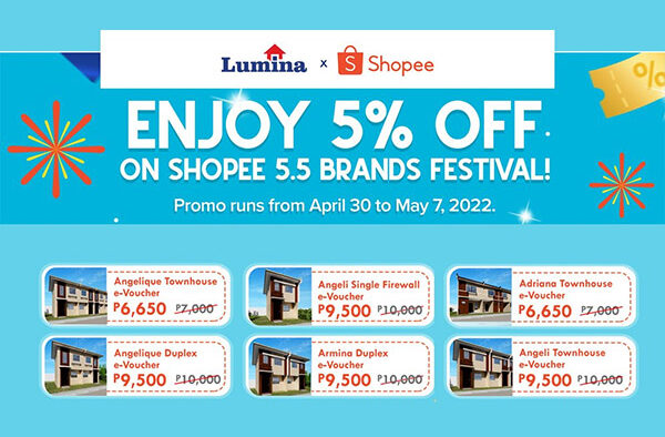 Lumina Homes Offers 5% Off Discount On Reservation E-vouchers (Limited Time)