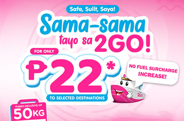 2GO Offers Php22 Crazy Sale