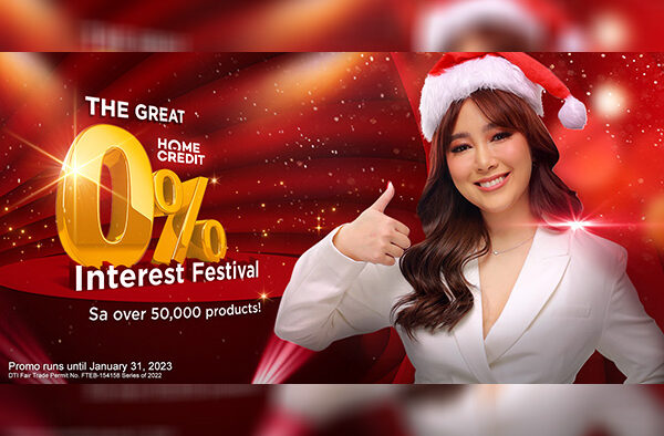 Have The Merriest Holiday With Home Credit's The Great 0% Interest Festival