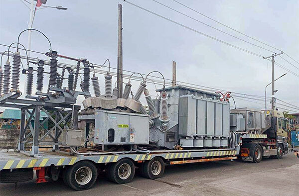 Mobile Substation From MORE Power Arrives In Bacolod City