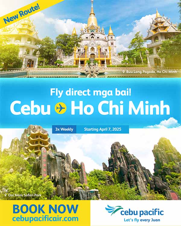 Cebu Pacific Launches Cebu-Ho Chi Minh Flights With Piso Sale