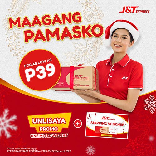 Unli Ang Saya This Christmas With J&T Express PH's Huge Shipping Discount