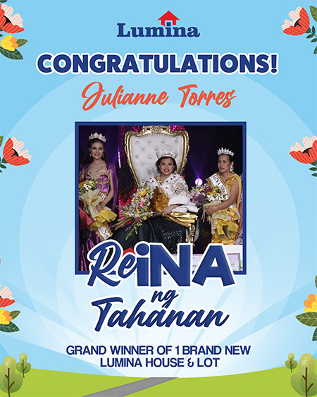 Lumina Homes Welcomes Reina Ng Tahanan Grand Winner With House And Lot