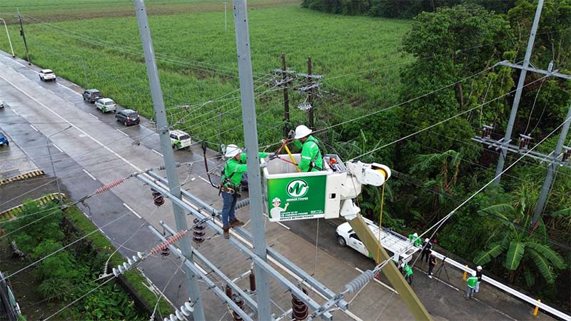 Negros Power Enhances Infrastructure With Maintenance On Bacolod-Silay Sub-Transmission Line