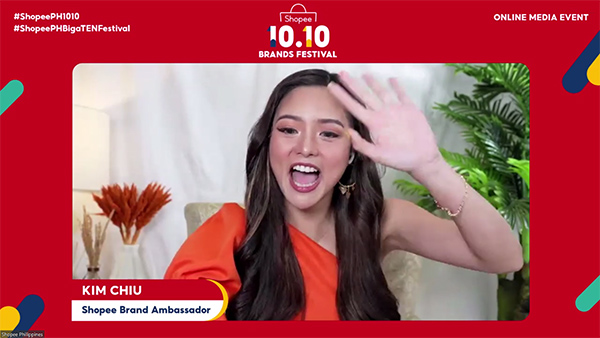 Shopee Debuts Kim Chiu As Brand Ambassador To Kick Off The 10.10 Brands Festival