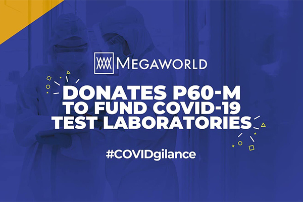 Megaworld Donates P60M To Fund Covid-19 Test Laboratories